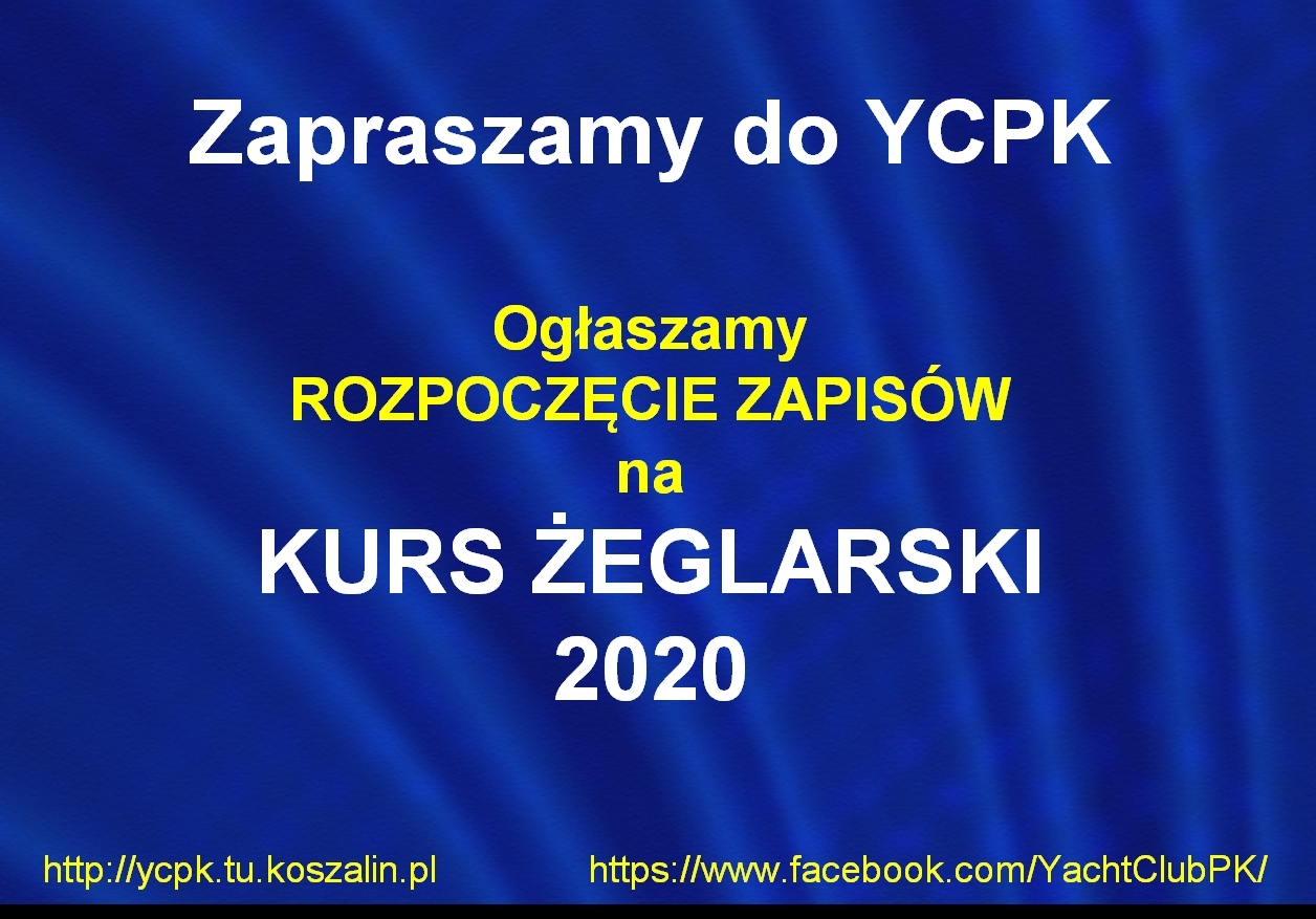 Kurs Żeglarski 2020